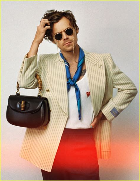 gucci bags on celebrities|harry styles Gucci.